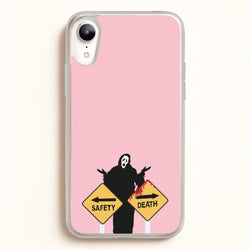 Safety Or Death - Scream  - Scream Phone Case for iPhone XR