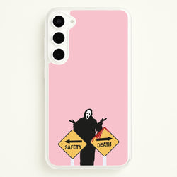 Safety Or Death - Scream  - Scream Phone Case for Galaxy S23 Plus
