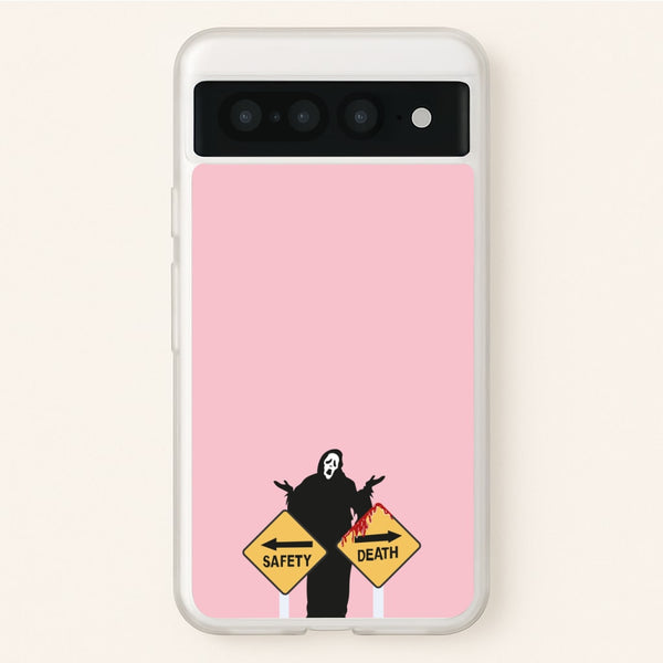 Safety Or Death - Scream  - Scream Phone Case for Google Pixel 7 Pro
