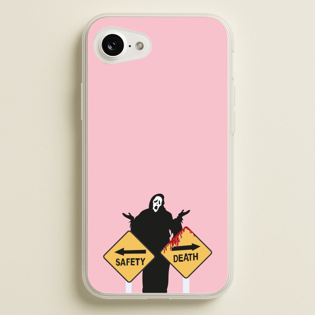 Safety Or Death - Scream  - Scream Phone Case for iPhone 16e