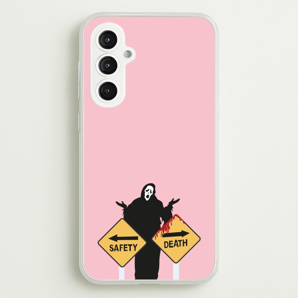 Safety Or Death - Scream  - Scream Phone Case for Galaxy S23FE