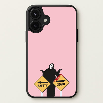 Safety Or Death - Scream Phone Case for iPhone 17