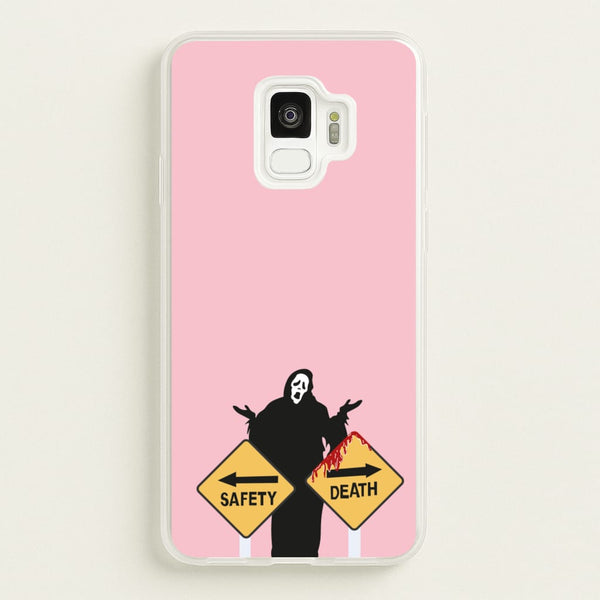 Safety Or Death - Scream  - Scream Phone Case for Galaxy S9