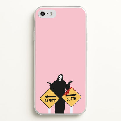 Safety Or Death - Scream  - Scream Phone Case for iPhone 5 / 5s / SE 2016