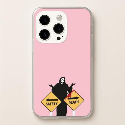 Safety Or Death - Scream  - Scream Phone Case for iPhone 15 Pro Max