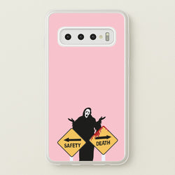 Safety Or Death - Scream  - Scream Phone Case for Galaxy S10