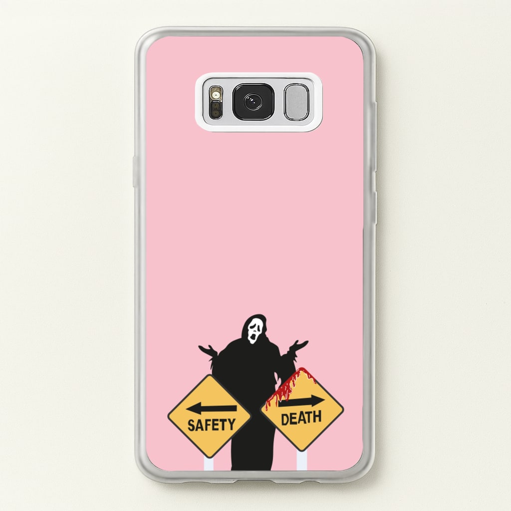 Safety Or Death - Scream  - Scream Phone Case for Galaxy S8 Plus