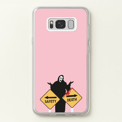 Safety Or Death - Scream  - Scream Phone Case for Galaxy S8 Plus