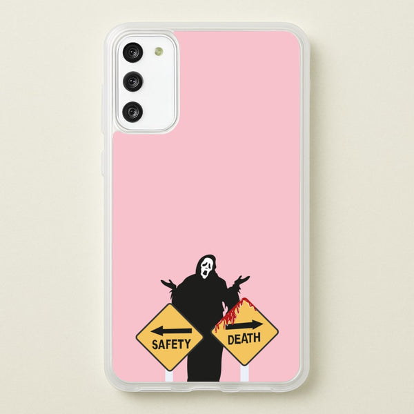 Safety Or Death - Scream  - Scream Phone Case for Galaxy S20FE