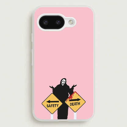 Safety Or Death - Scream  - Scream Phone Case for Google Pixel 9a