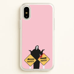 Safety Or Death - Scream  - Scream Phone Case for iPhone X / XS