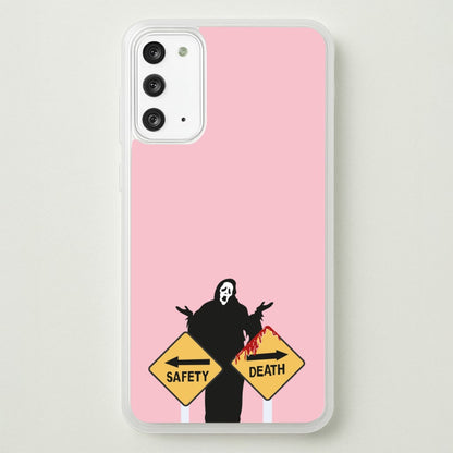 Safety Or Death - Scream  - Scream Phone Case for Galaxy Note 20