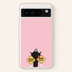 Safety Or Death - Scream  - Scream Phone Case for Google Pixel 8 Pro
