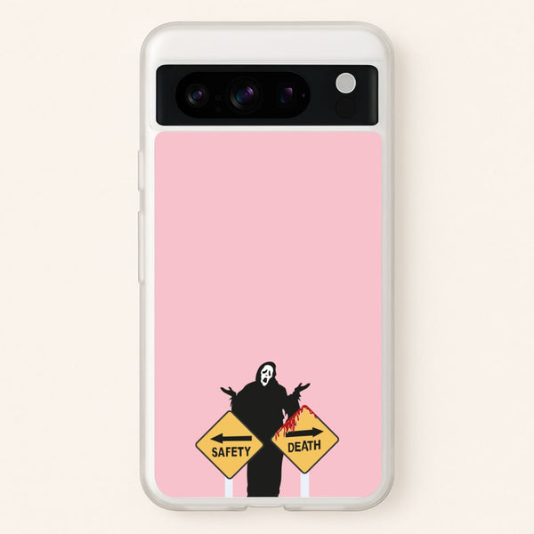 Safety Or Death - Scream  - Scream Phone Case for Google Pixel 8 Pro