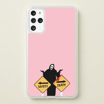 Safety Or Death - Scream  - Scream Phone Case for Galaxy S20 Plus