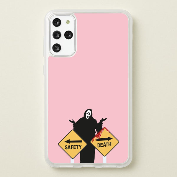 Safety Or Death - Scream  - Scream Phone Case for Galaxy S20 Plus