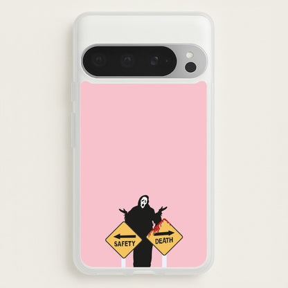 Safety Or Death - Scream  - Scream Phone Case for Google Pixel 9 Pro XL
