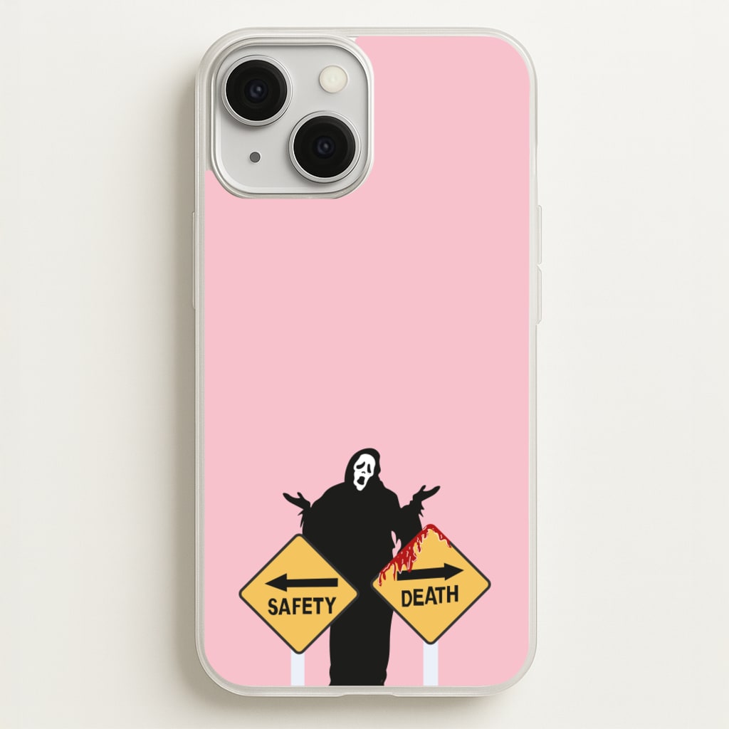 Safety Or Death - Scream  - Scream Phone Case for iPhone 13 Mini