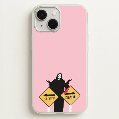 Safety Or Death - Scream  - Scream Phone Case for iPhone 13 Mini