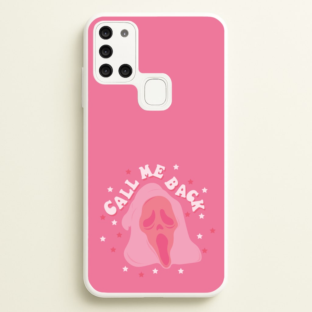 Call Me Back Ghostface - Scream  - Scream Phone Case for Galaxy A21s