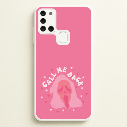 Call Me Back Ghostface - Scream  - Scream Phone Case for Galaxy A21s