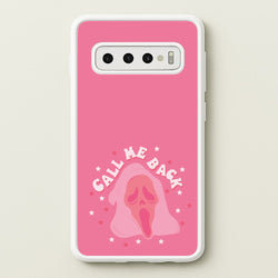 Call Me Back Ghostface - Scream  - Scream Phone Case for Galaxy S10