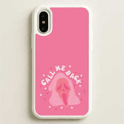 Call Me Back Ghostface - Scream  - Scream Phone Case for iPhone X / XS