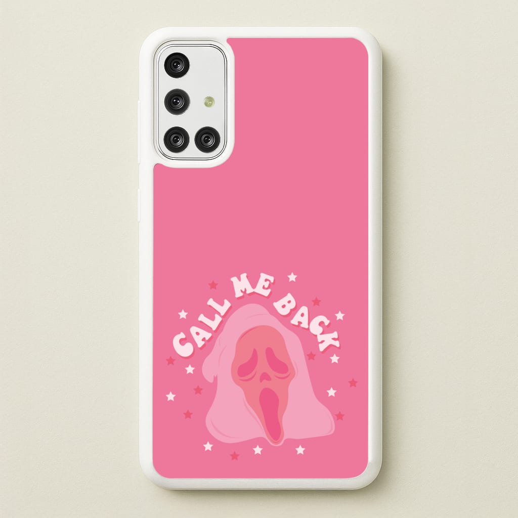 Call Me Back Ghostface - Scream  - Scream Phone Case for Galaxy A71