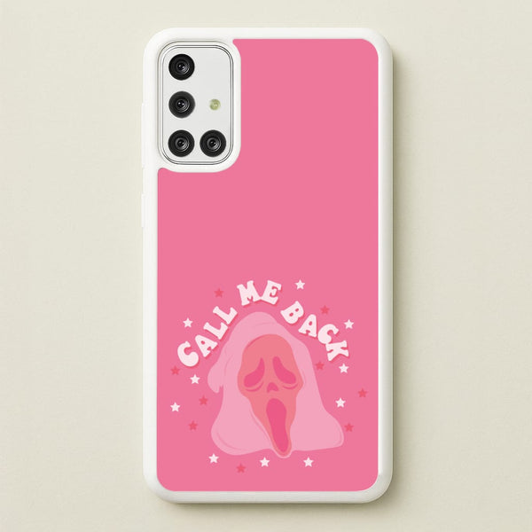 Call Me Back Ghostface - Scream  - Scream Phone Case for Galaxy A71