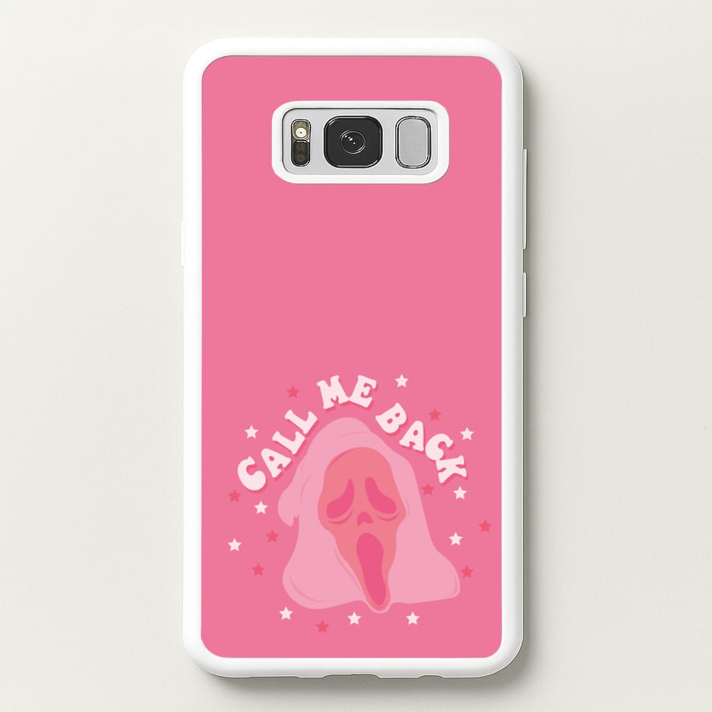 Call Me Back Ghostface - Scream  - Scream Phone Case for Galaxy S8 Plus