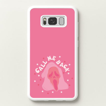 Call Me Back Ghostface - Scream  - Scream Phone Case for Galaxy S8 Plus