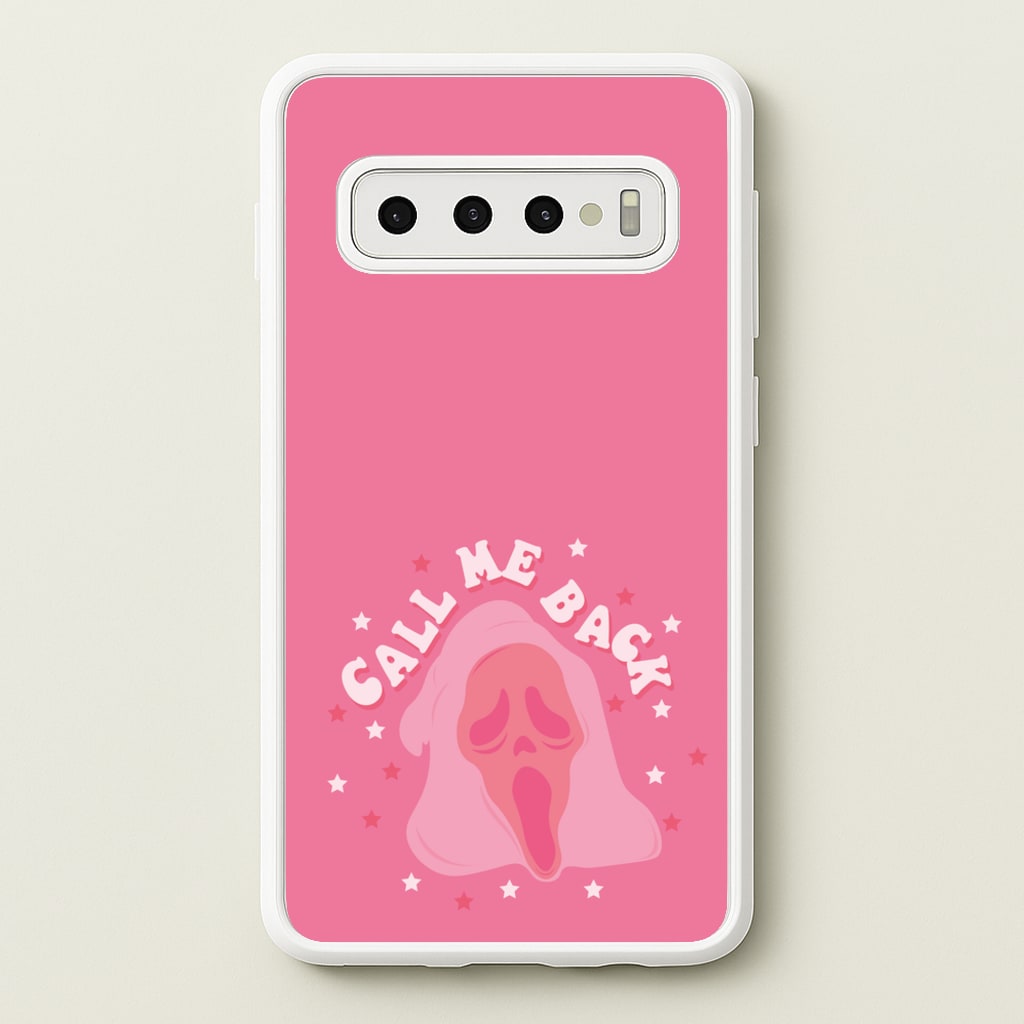 Call Me Back Ghostface - Scream  - Scream Phone Case for Galaxy S10 Plus