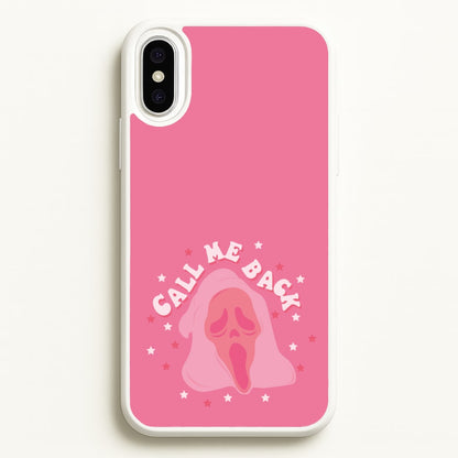 Call Me Back Ghostface - Scream  - Scream Phone Case for iPhone XS Max