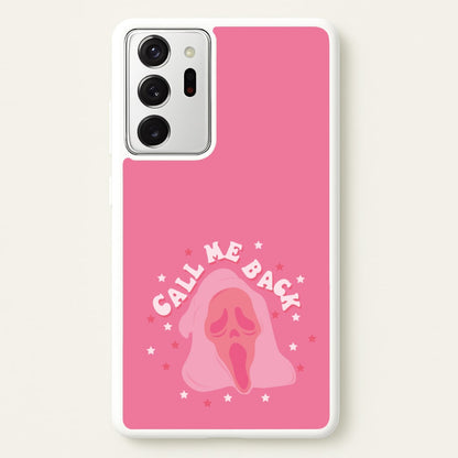 Call Me Back Ghostface - Scream  - Scream Phone Case for Galaxy Note 20 Ultra