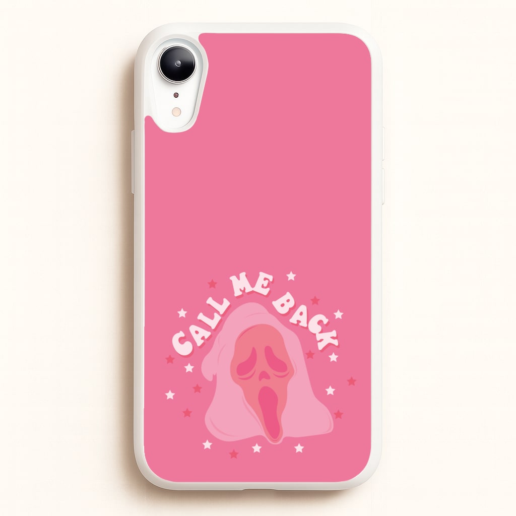 Call Me Back Ghostface - Scream  - Scream Phone Case for iPhone XR