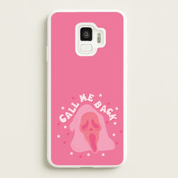 Call Me Back Ghostface - Scream  - Scream Phone Case for Galaxy S9