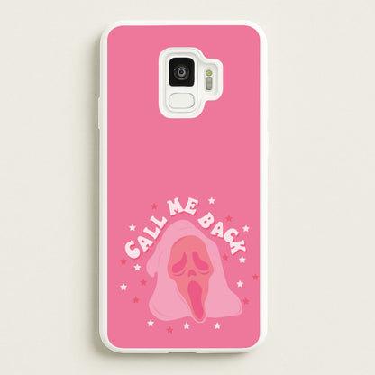 Call Me Back Ghostface - Scream  - Scream Phone Case for Galaxy S9