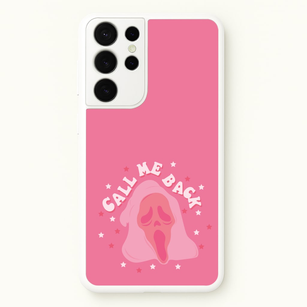 Call Me Back Ghostface - Scream  - Scream Phone Case for Galaxy S21 Ultra