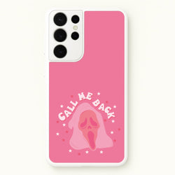 Call Me Back Ghostface - Scream  - Scream Phone Case for Galaxy S21 Ultra
