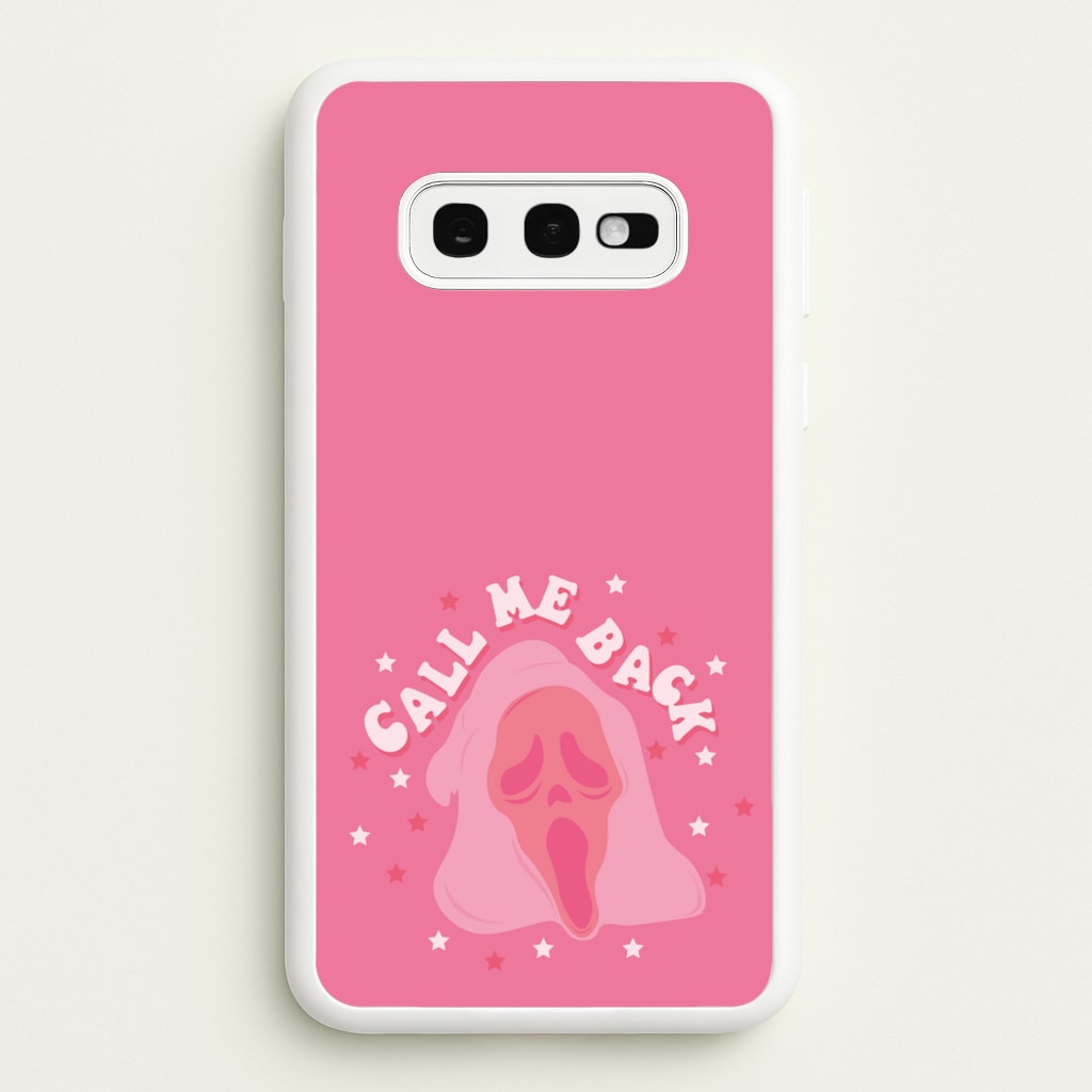 Call Me Back Ghostface - Scream  - Scream Phone Case for Galaxy S10e