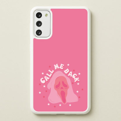 Call Me Back Ghostface - Scream  - Scream Phone Case for Galaxy S20