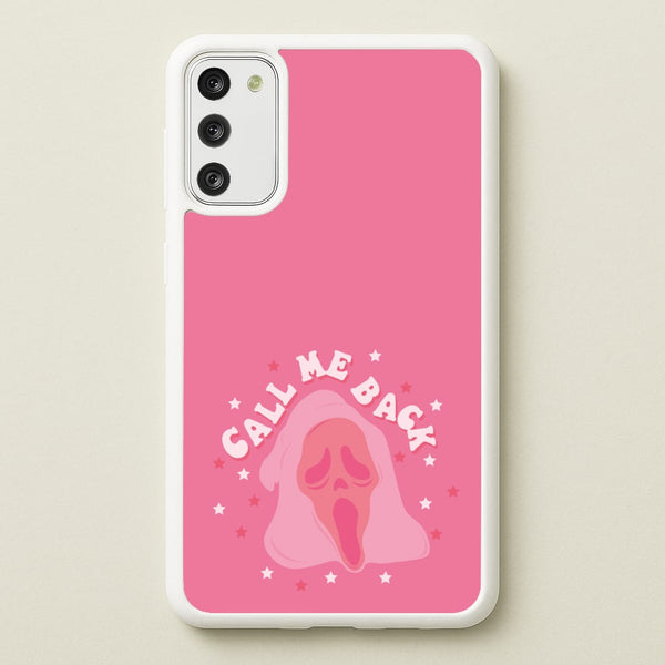 Call Me Back Ghostface - Scream  - Scream Phone Case for Galaxy S20FE