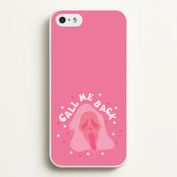 Call Me Back Ghostface - Scream  - Scream Phone Case for iPhone 5 / 5s / SE 2016