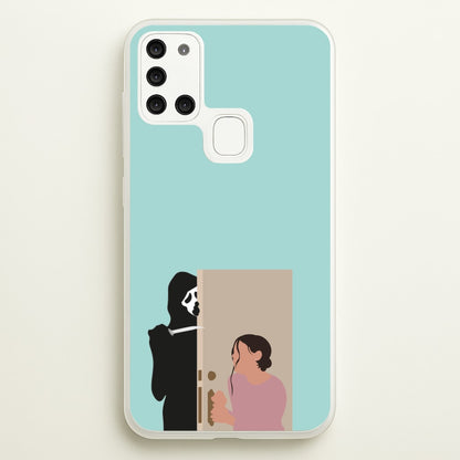 Tara And Ghostface - Scream  - Scream Phone Case for Galaxy A21s