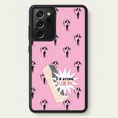 I'm Dying To Call You - Scream  - Scream Phone Case for Galaxy Note 20 Ultra