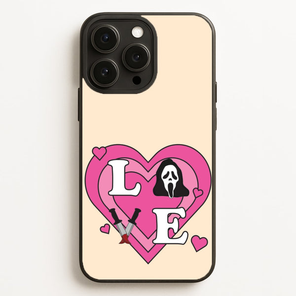 Love Ghost  - Scream Phone Case for iPhone 16 Pro Max
