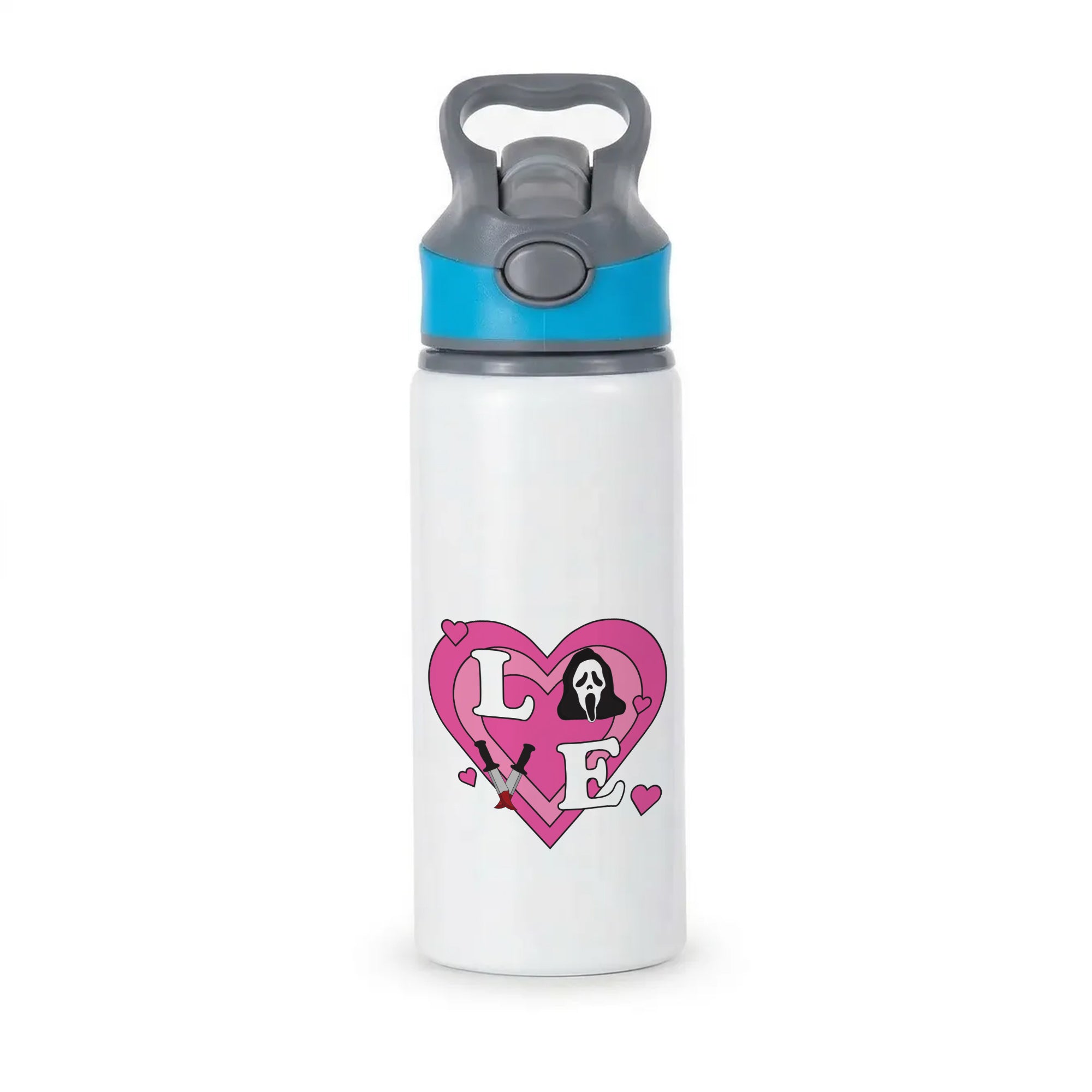 Love Ghost Active Water Bottle - Blue