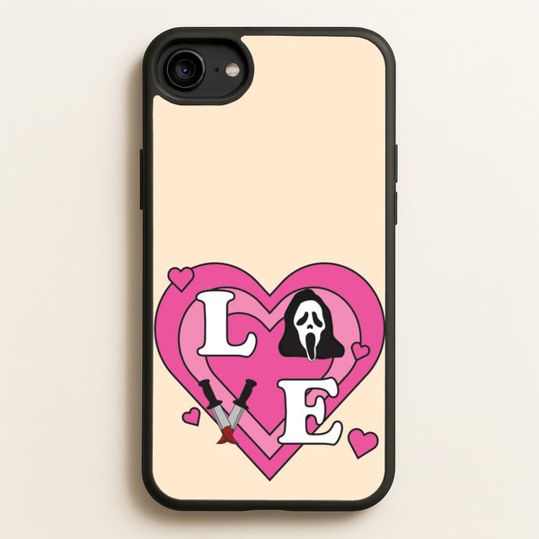 Love Ghost  - Scream Phone Case for iPhone 6 / 7 / 8 / SE