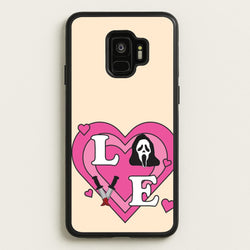 Love Ghost  - Scream Phone Case for Galaxy S9