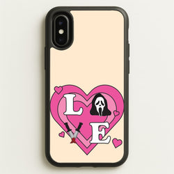 Love Ghost  - Scream Phone Case for iPhone X / XS